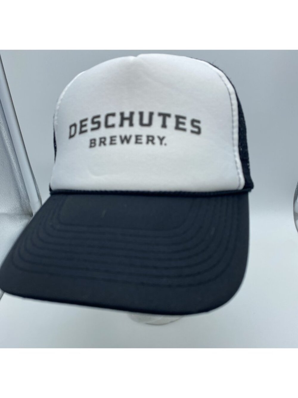 Deschutes Brewery Black White Trucker Hat Snapback Otto Adjustable Cap